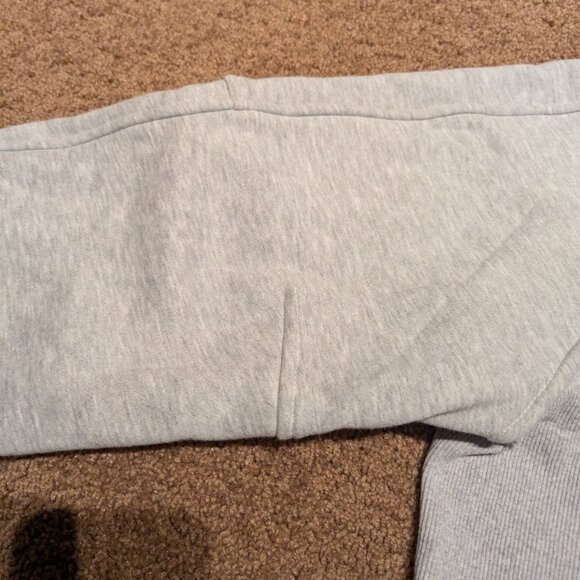 AEMI+CO Drey Half-Zip Size Large Grey Heavyweight Sweater - Picture 4 of 8